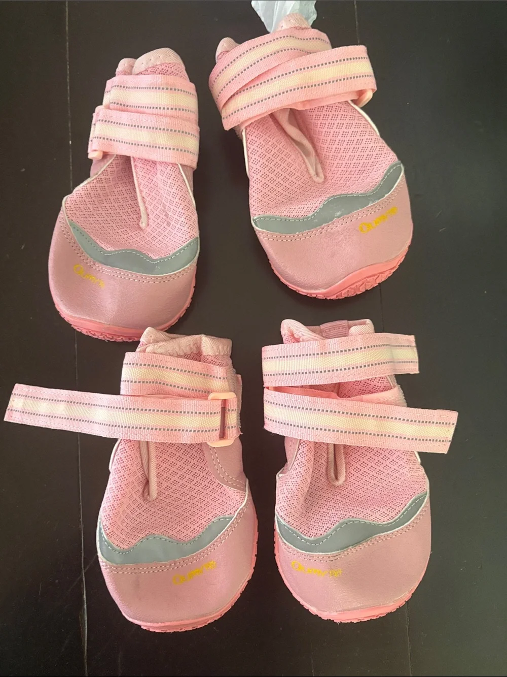 Pink large dog Pet Shoe Covers - Pack